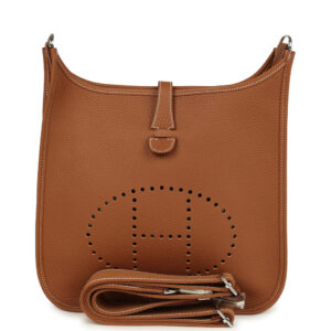 Hermes Evelyne III PM Gold Clemence Palladium Hardware