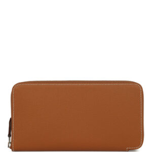 Hermes Silk'In Classique Long Wallet Gold Epsom Palladium Hardware