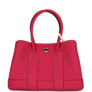Hermes Garden Party Neo 23 Rose Mexico Negonda Palladium Hardware