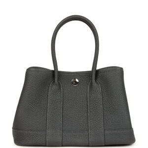 Hermes Garden Party Neo 23 Ardoise Negonda Palladium Hardware