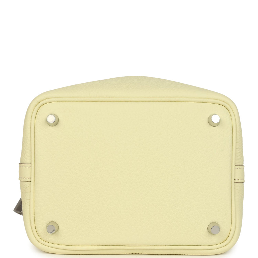 Hermes Picotin Lock Eclat 18 Jaune Milton Clemence and Vert Vertigo Swift Palladium Hardware - Image 7
