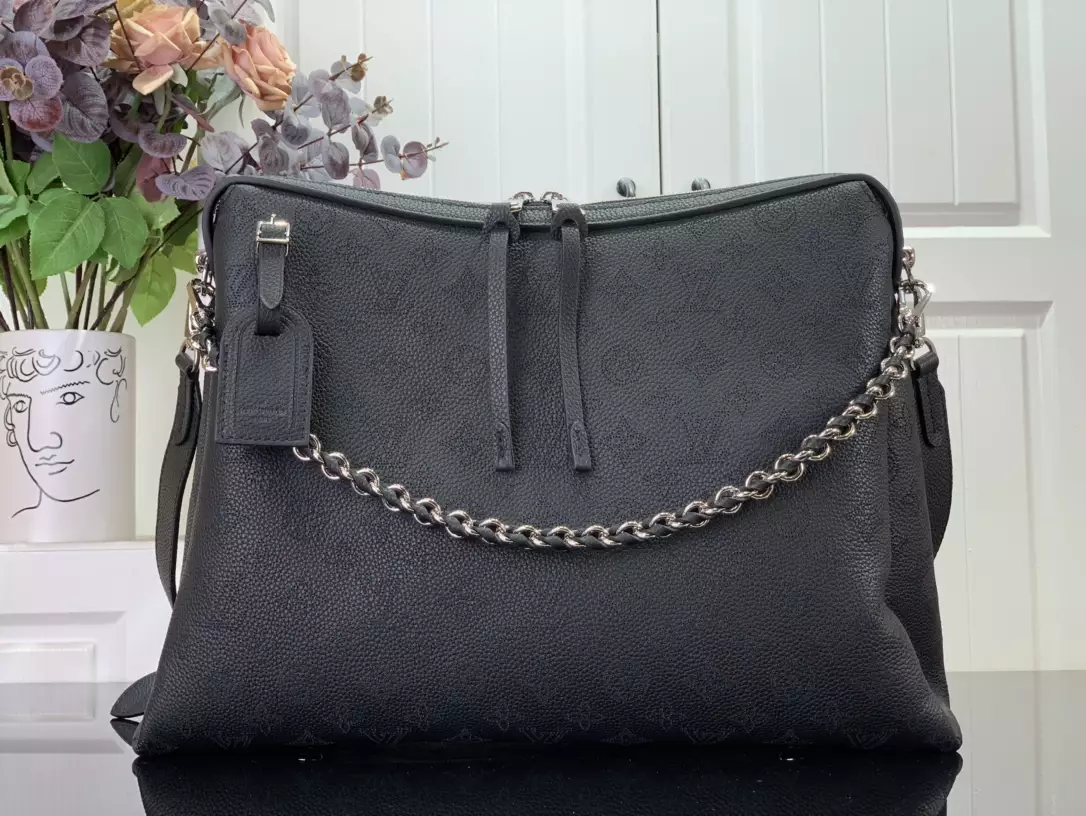 Hand It All MM Black Mahina Calfskin - Repbags.ru - Image 3