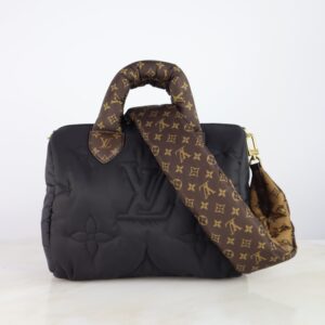 Louis Vuitton Black Econyl Mini Pillow Speedy 25 Tote Bag W/ Strap