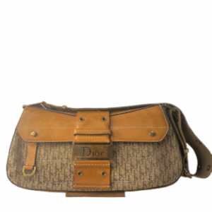 Christian Dior Bicolor Vintage Columbus Hobo Bag