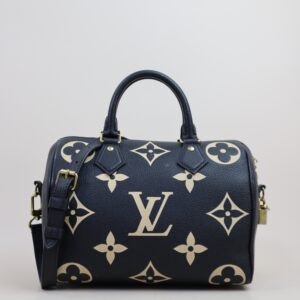 Louis Vuitton Bicolor Monogram Empreinte Speedy Bandouliere 25 Bag