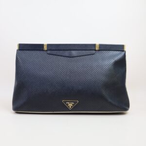 Prada Bicolor Large Pouch