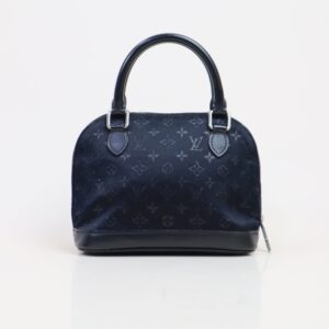 Louis Vuitton Black Monogram Satin Mini Alma Bag