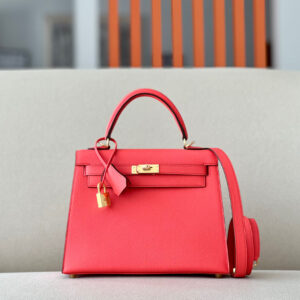 Kelly 25 Epsom Rose Jeipur (T5) Gold Hardware