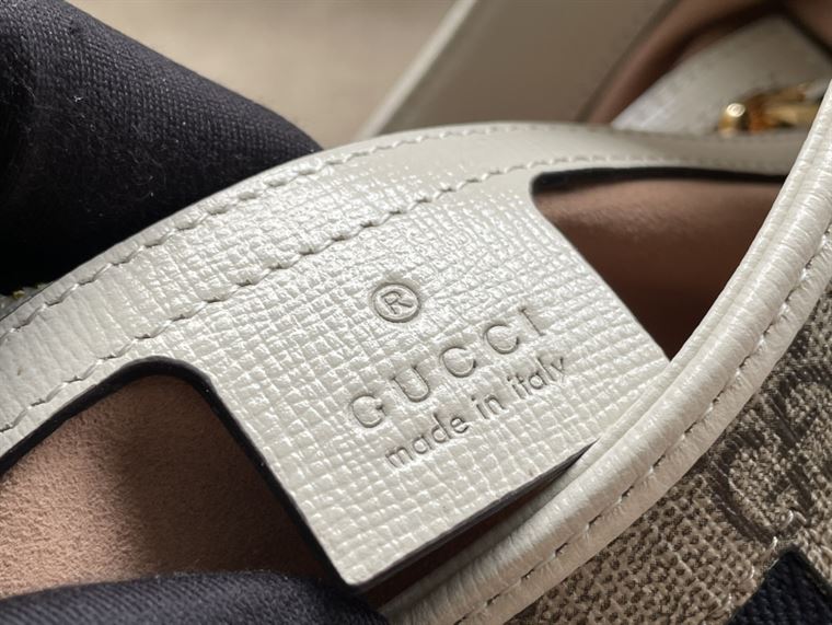 Jackie 1961 small shoulder bag White leather trim - Image 10