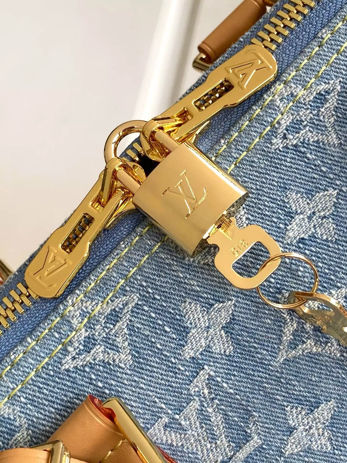 Keepall Bandoulière 45 Sky Denim Monogram Denim - Repbags.ru - Image 10