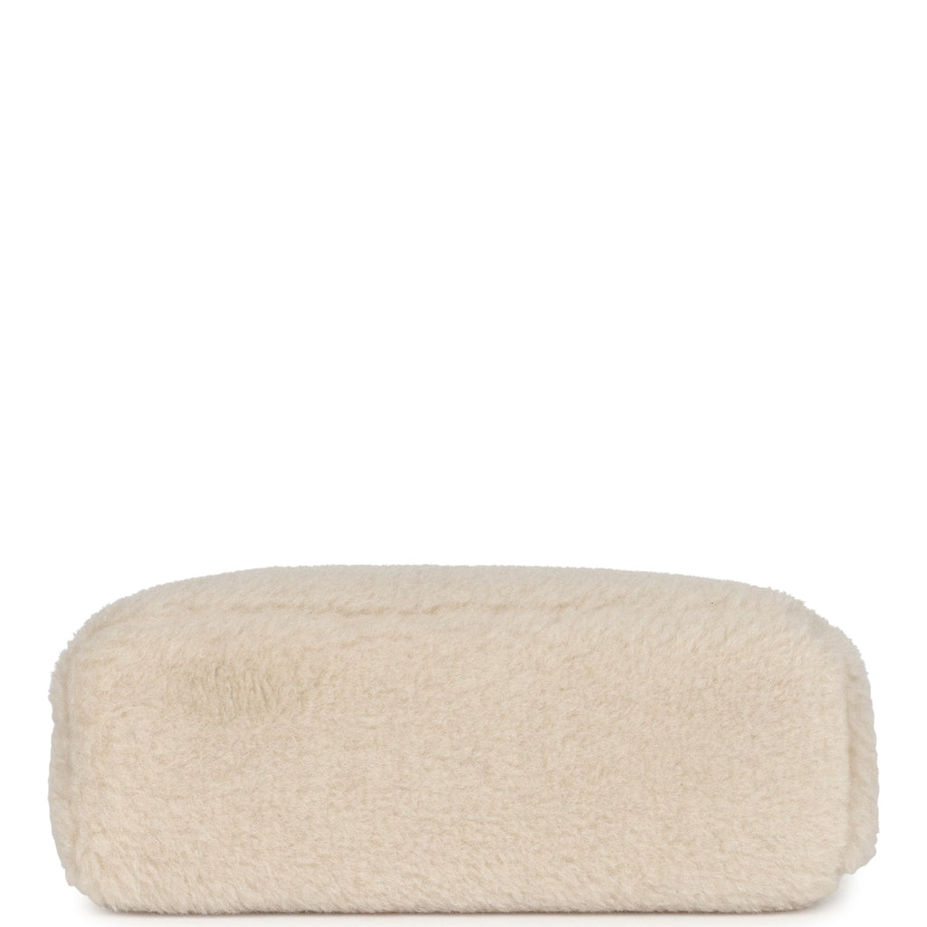 Loro Piana Extra Pocket L19 Pouch Ancient Paper and Sun Gold Cashmere and Silk Gold Hardware - Image 7