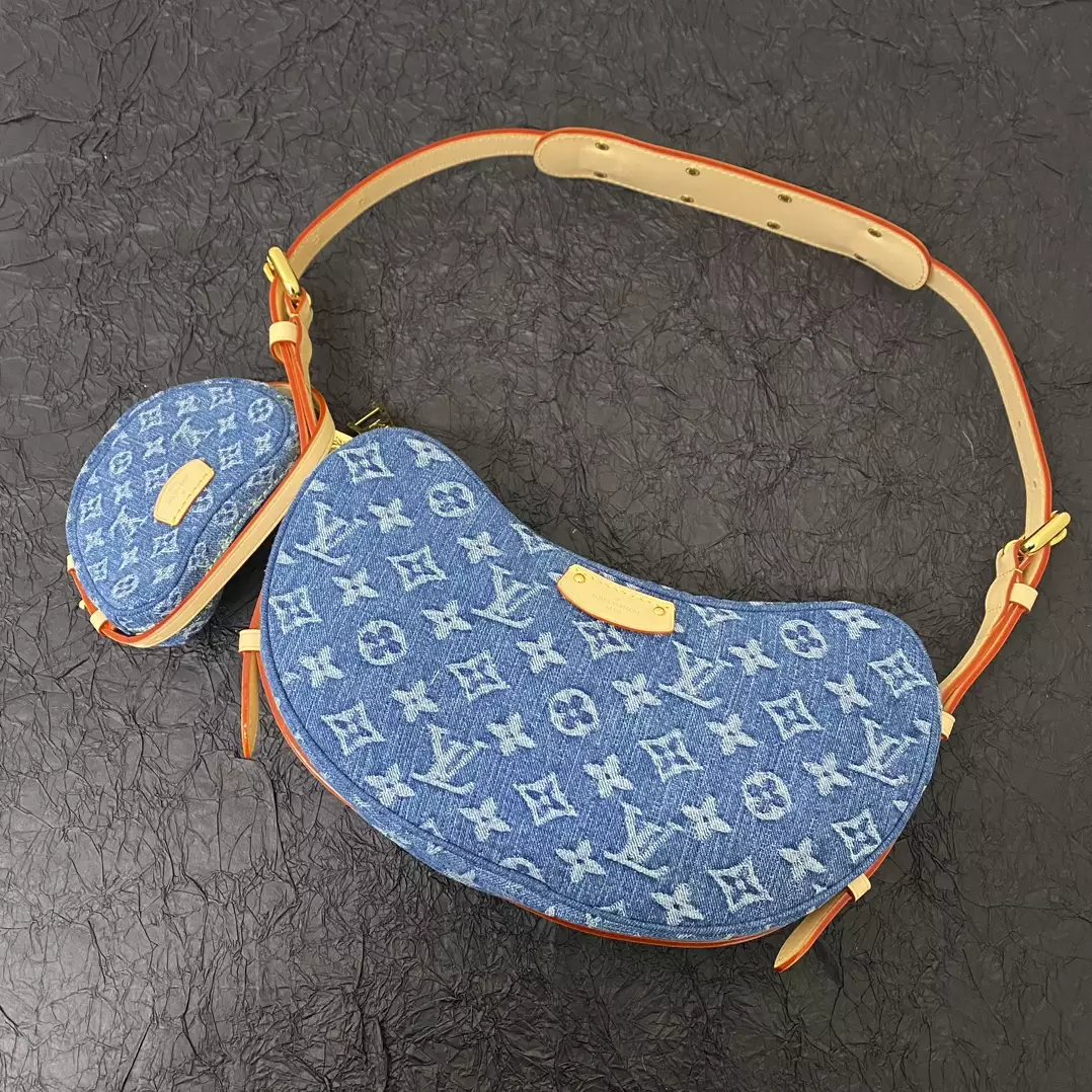 LV Croissant MM Monogram Denim - Repbags.ru - Image 3
