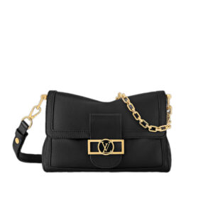 LV Dauphine Soft MM Black Calfskin - Repbags.ru
