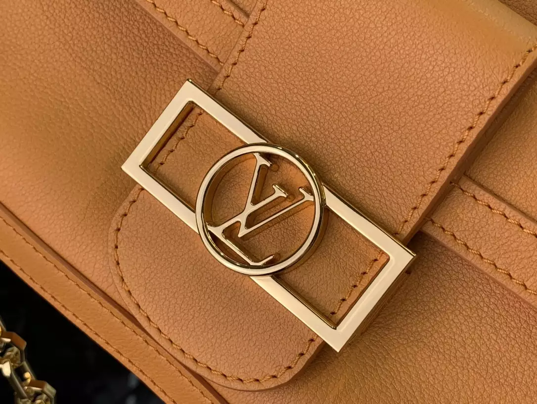 LV Dauphine Soft MM Orange Calfskin - Repbags.ru - Image 9