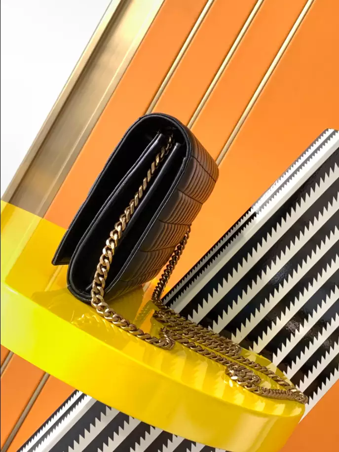 Lambskin Cassandre Chain Wallet - Image 9