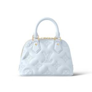 Louis Vuitton Alma BB Bleu Glacier Quilted