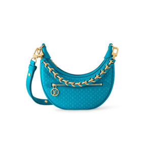 Louis Vuitton Loop Baguette Blue Calfskin