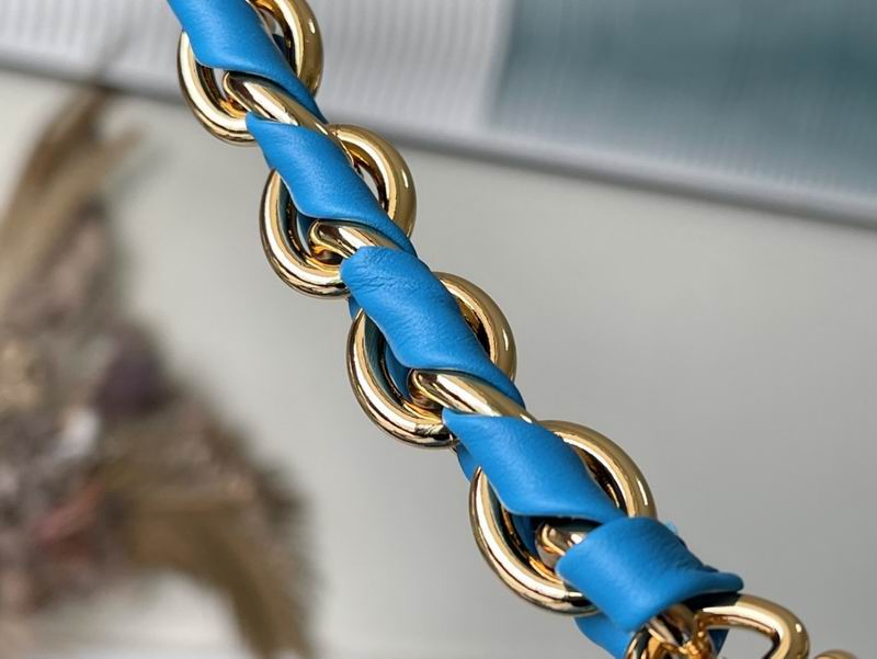 Louis Vuitton Loop Baguette Blue Calfskin - Image 7