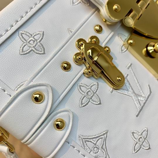 Louis Vuitton Petite Malle White Monogram - Image 8