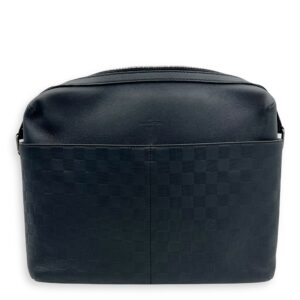 Calypso Messenger Black in Damier Infini, Gunmetal hardware