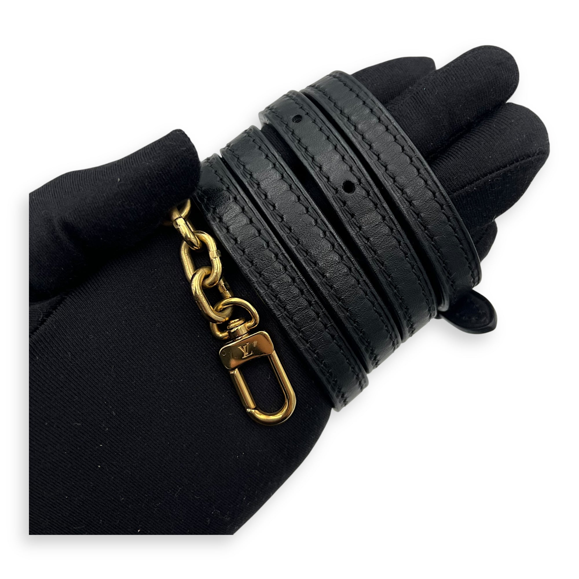 Trunk Vertical Brown Crossbody Bag in Monogram Coated Canvas, Gold hardware - Image 19