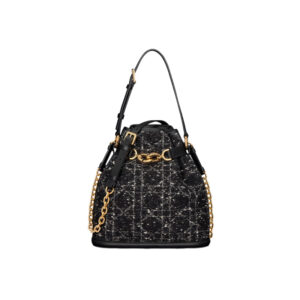 Medium C'est Dior Bag Black Cannage Tweed - Repbags.ru