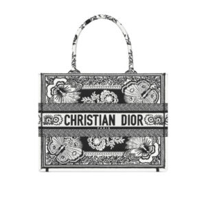 Medium Dior Book Tote Black and White - Repbags.ru