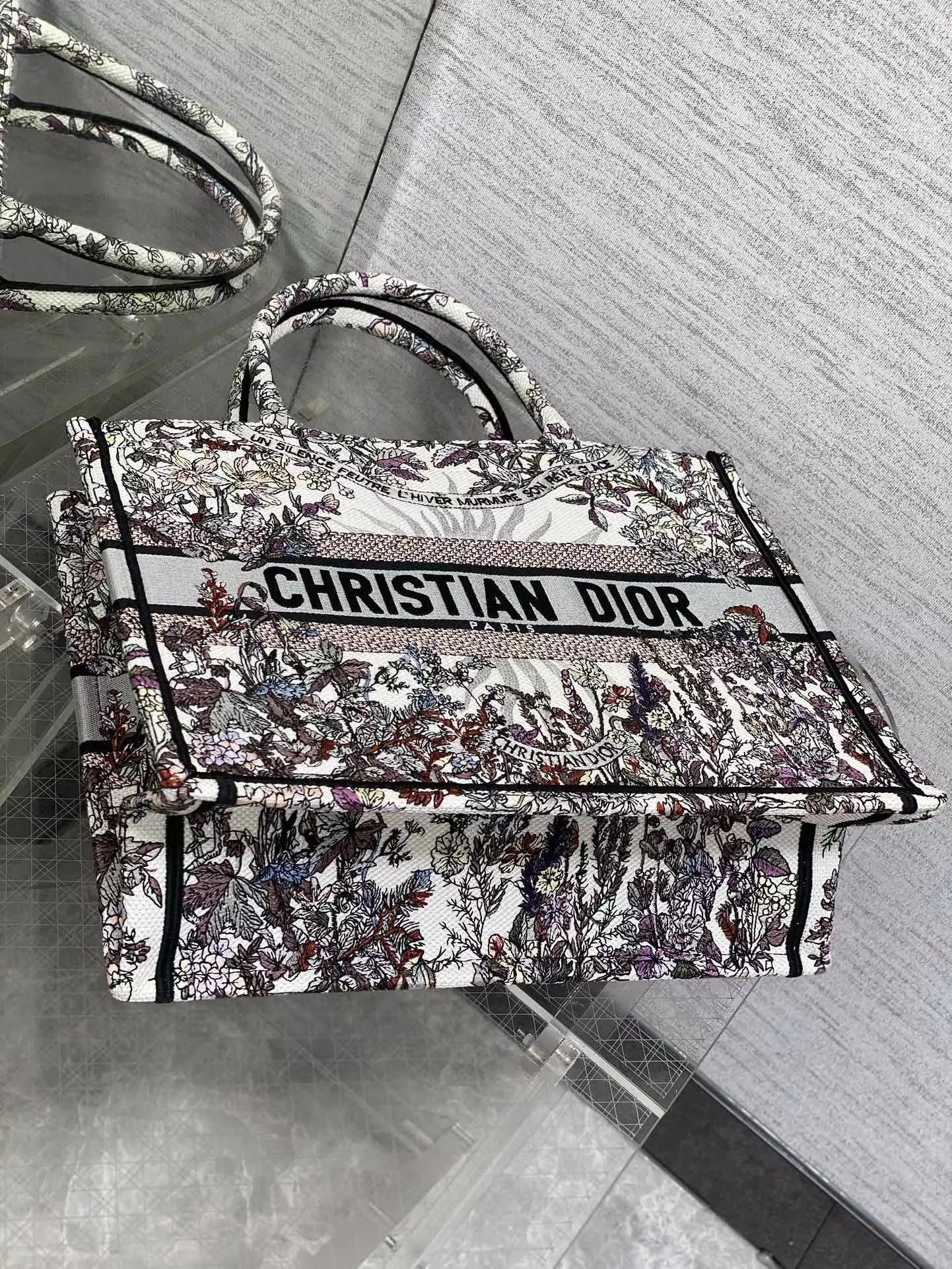 Dior Book Tote Ecru Multicolor Dior 4 Saisons - Repbags.ru - Image 6