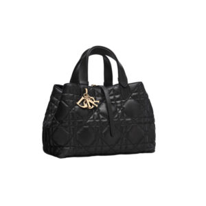 Medium Dior Toujours Bag Black Macrocannage - Repbags.ru