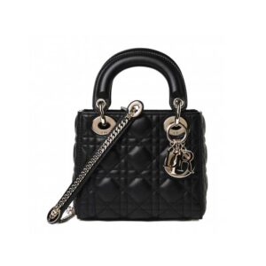 Mini Lady Dior Bag Black Lambskin