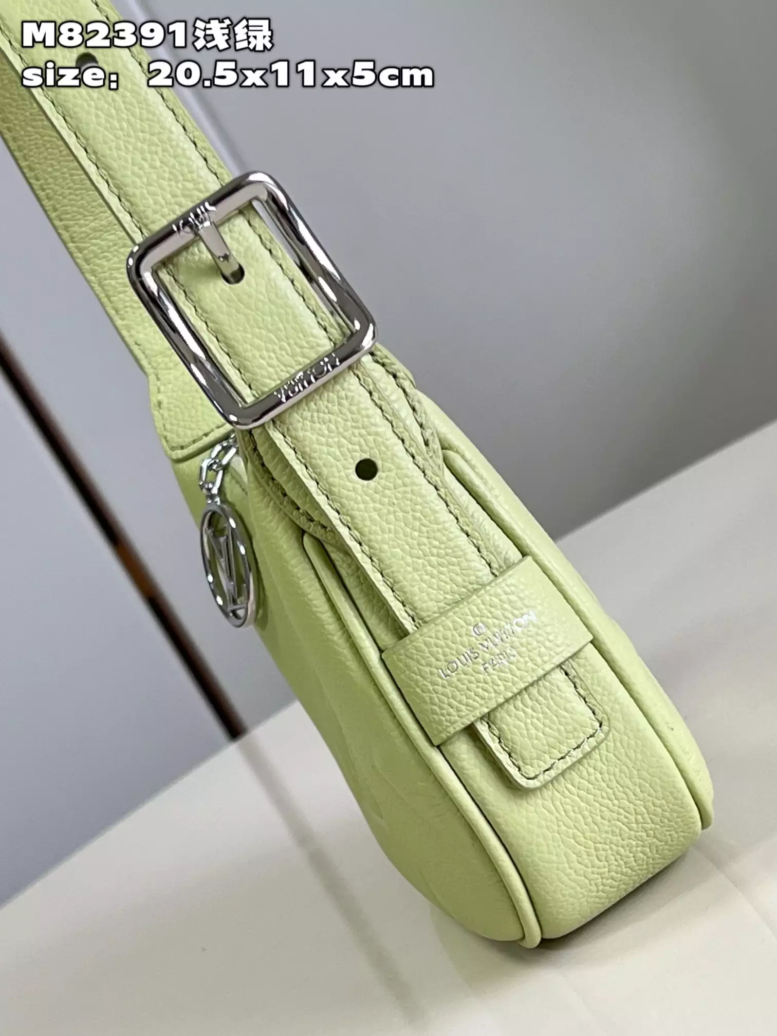 Mini Moon Monogram Empreinte Light Green Leather - Repbags.ru - Image 6