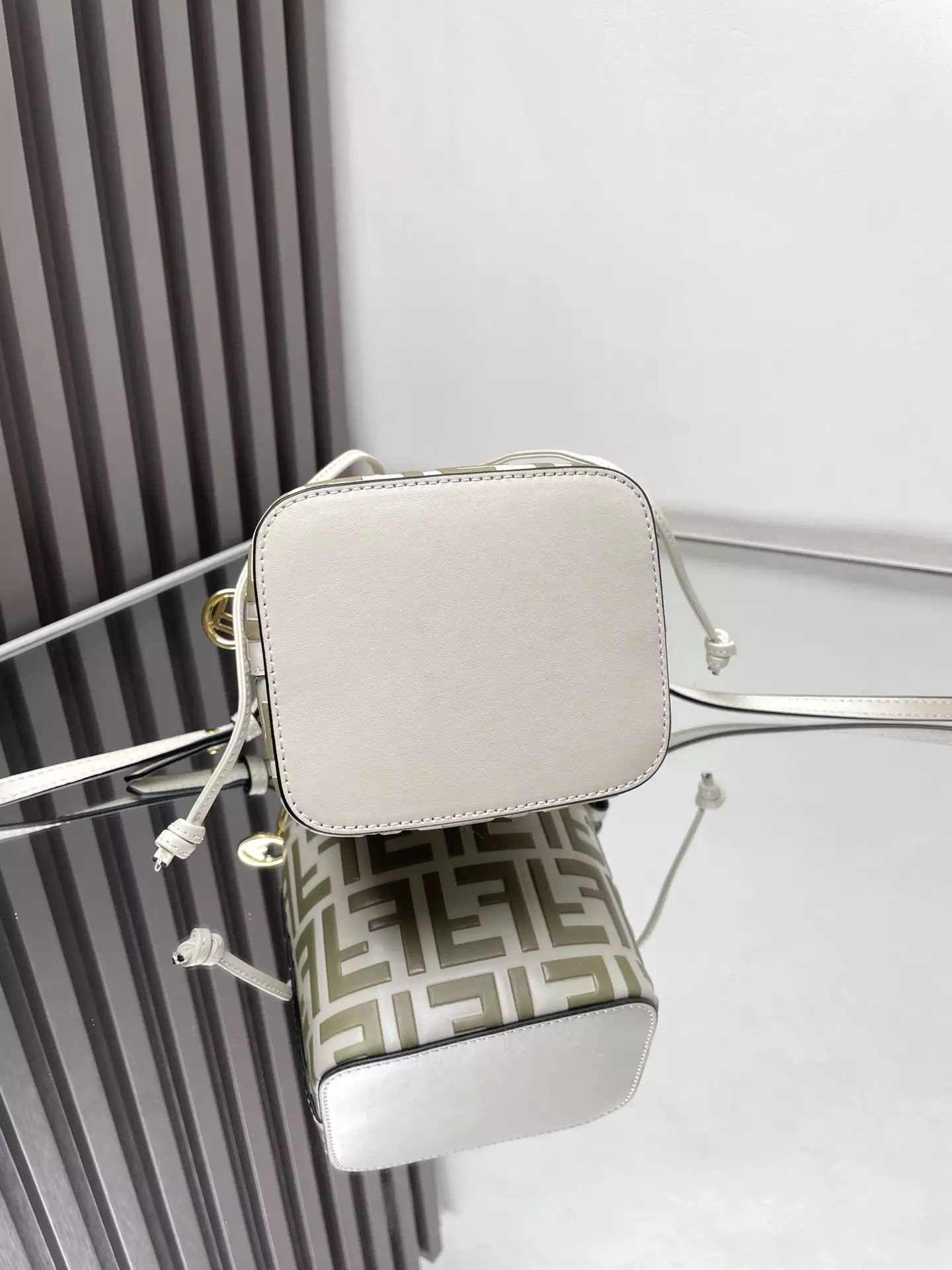 Mon Tresor Leather Mini Bag with FF Embroidery - Repbags.ru - Image 8