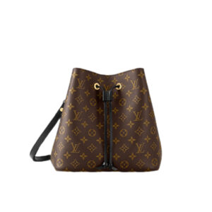 NéoNoé MM Bucket Bag Black Monogram Canvas - Repbags.ru