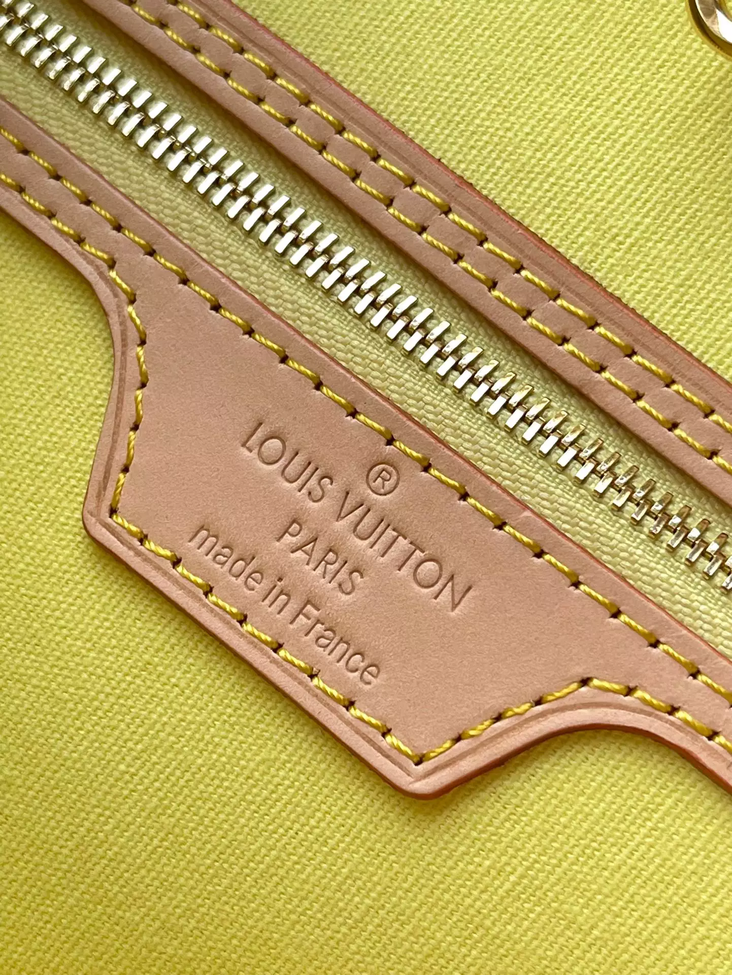 LV Neverfull MM Peach Damier Giant Canvas - Repbags.ru - Image 8