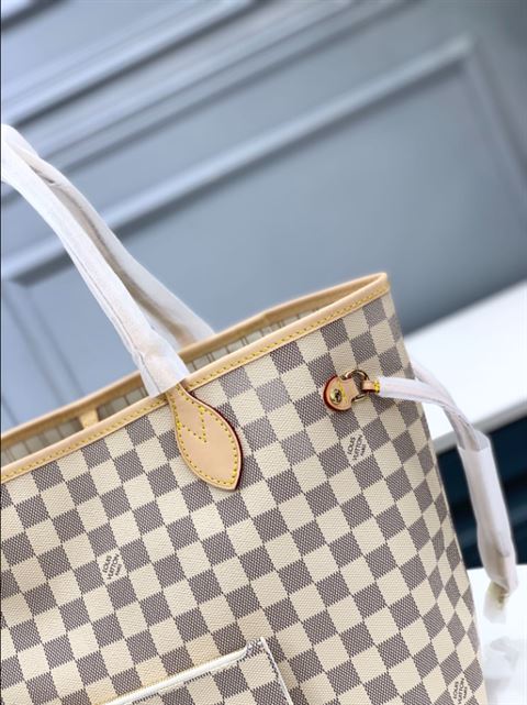 Neverfull MM Tote bag Damier Azur canvas - LB061 - Image 7