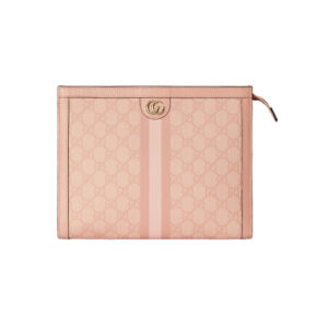 Ophidia GG Pouch in Dusty Pink GG Supreme - Repbags.ru