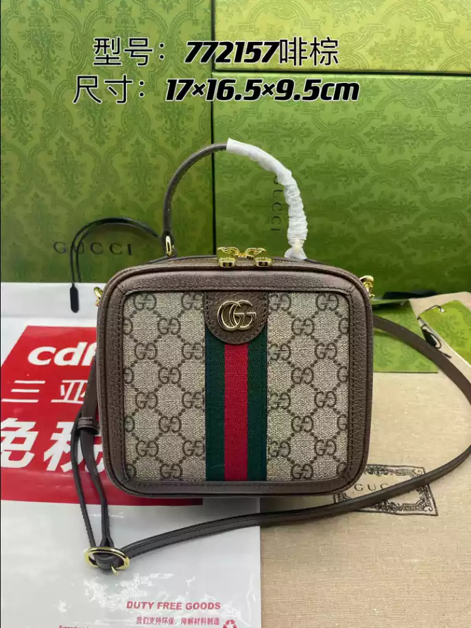 Ophidia GG Mini Top Handle Bag - Image 3