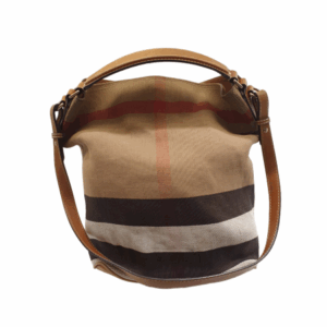 Burberry Camel House Check Bucket Bag
