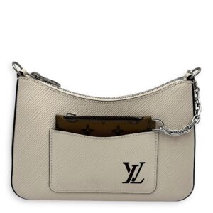 Marelle Shoulder Bag Shoulder bag in Epi leather, Silver Hardware