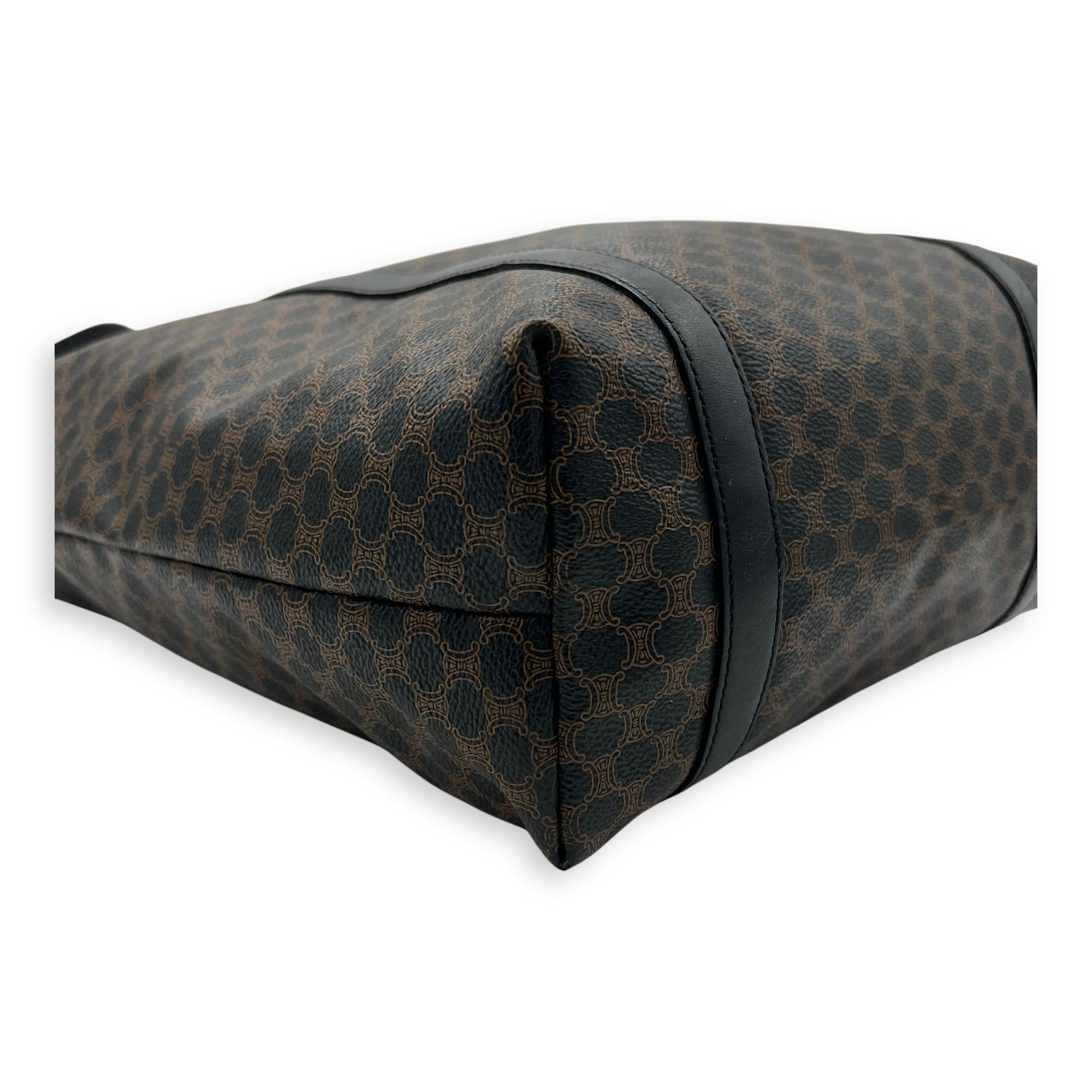 Macadam Tote Bag Black in Coated Canvas, Gold hardware - Image 13