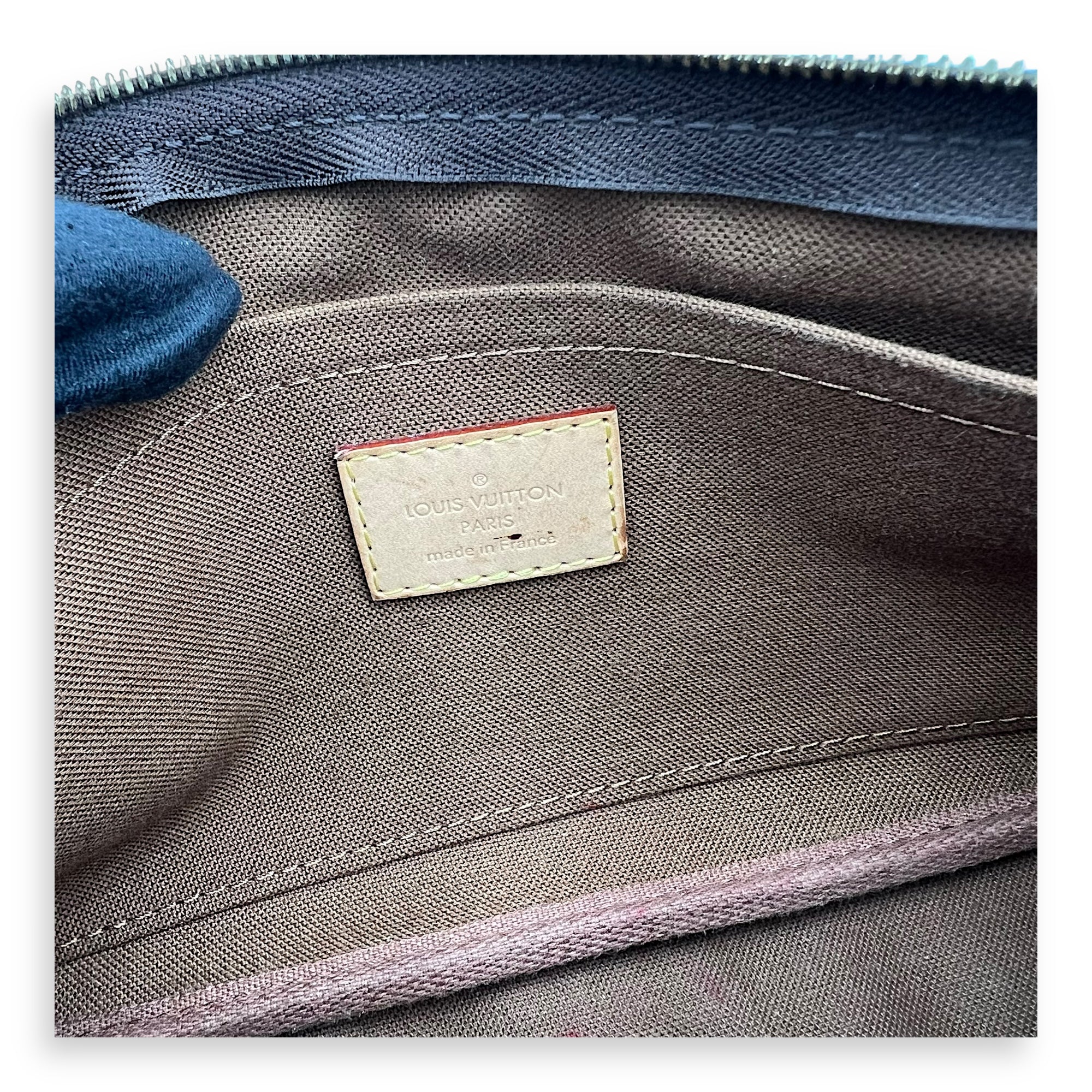 Multi-Pochette Accessoires Crossbody Bag Brown in Monogram Coated Canvas, Gold hardware - Image 9