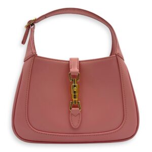 Jackie 1961 Crossbody Bag Mini Pink in Calfskin, Gold hardware