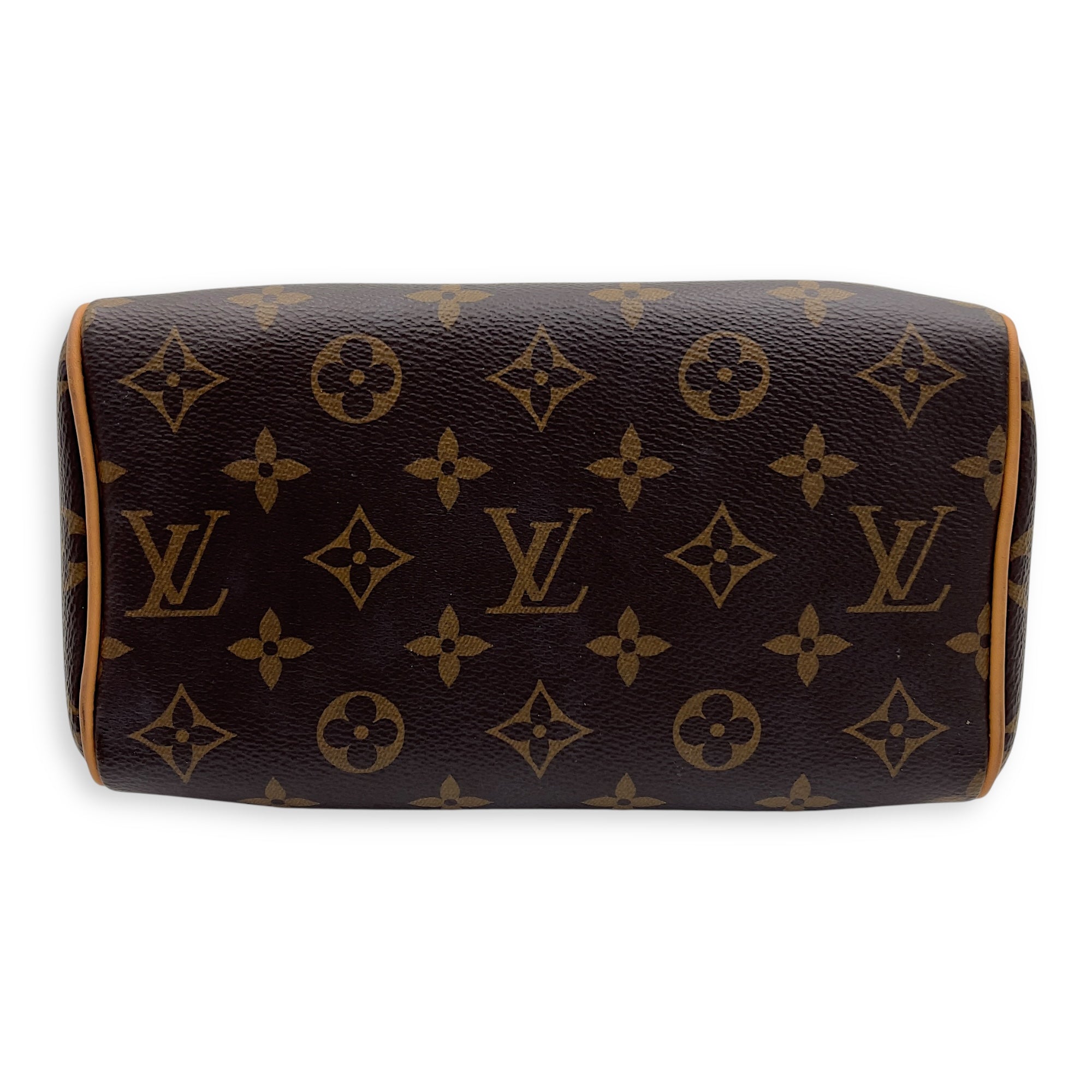 Speedy Bandouliere Top Handle Bag 20 Brown in Monogram Coated Canvas, Gold hardware - Image 6