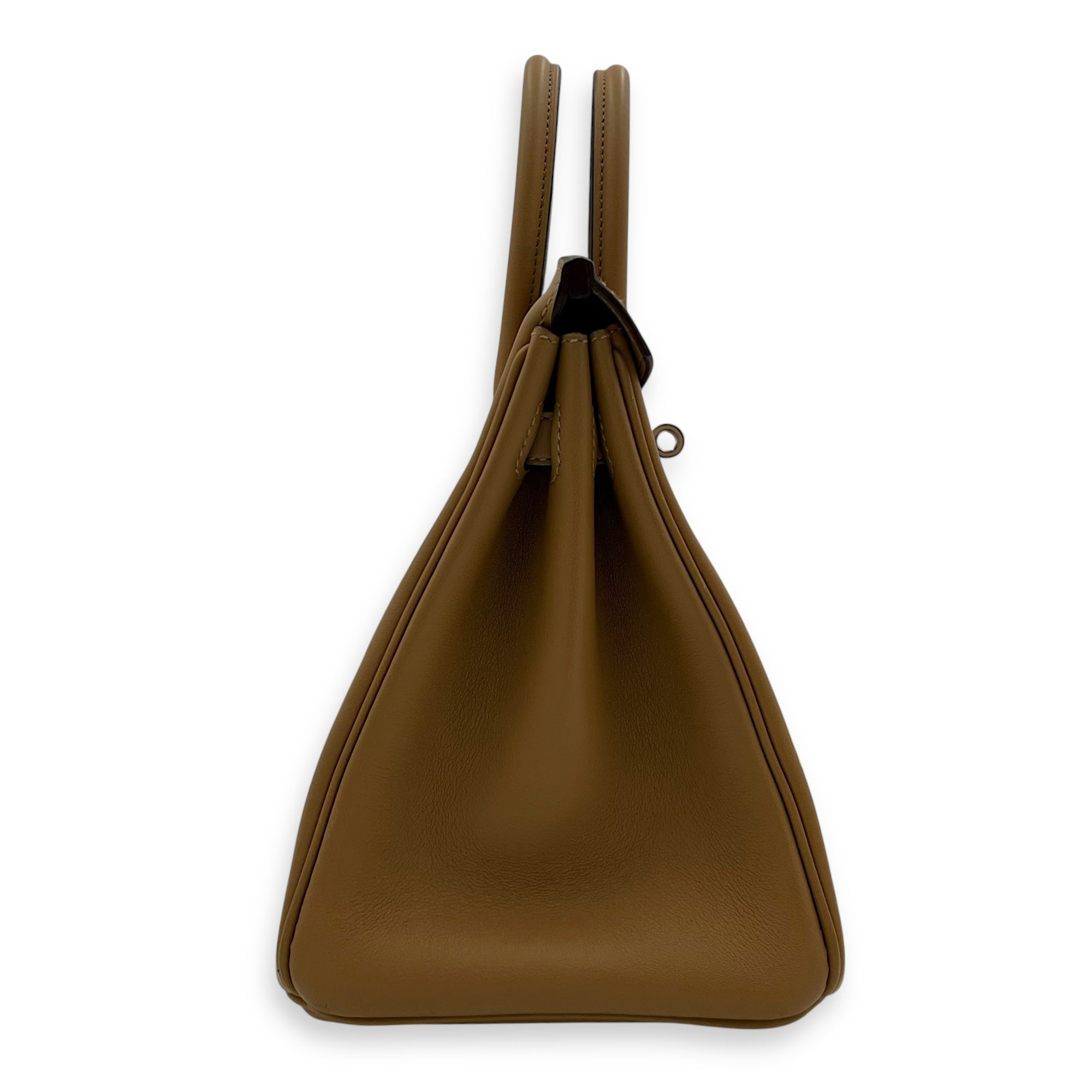 Birkin In 'N Out 25 Biscuit Top Handle Bag in Swift, Gold hardware - Image 4