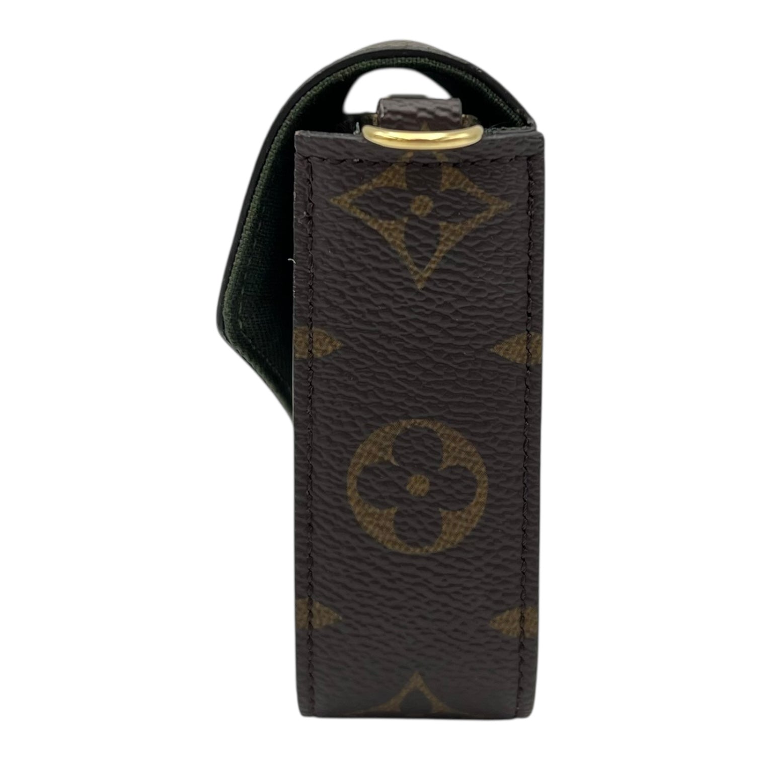 Felicie Strap and Go Wallet On Chain Brown in Monogram Coated Canvas, Gold hardware - Image 5