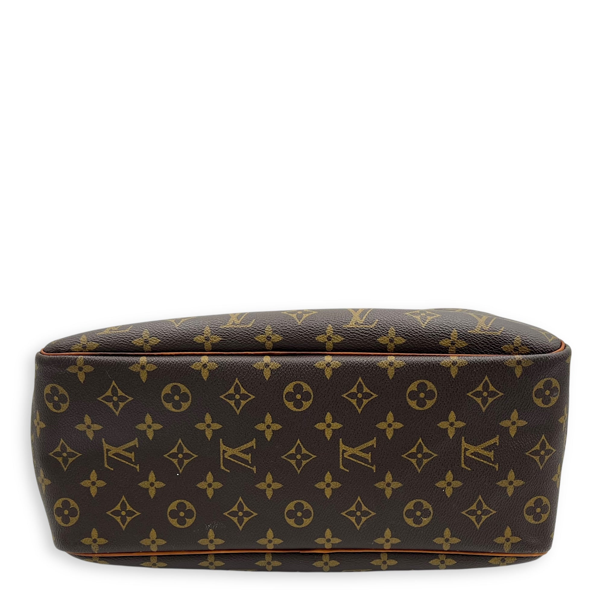 Trouville Top Handle Bag Brown in Monogram Coated Canvas, Gold hardware - Image 6