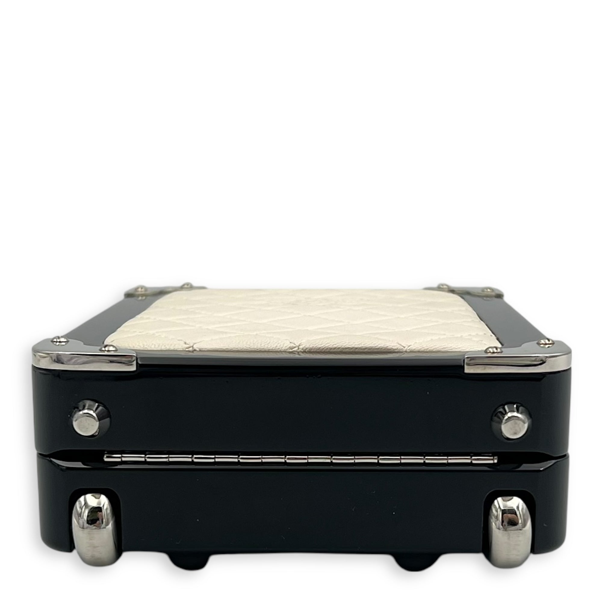 Minaudiere Trolley Clutch White in Others, Silver hardware - Image 6