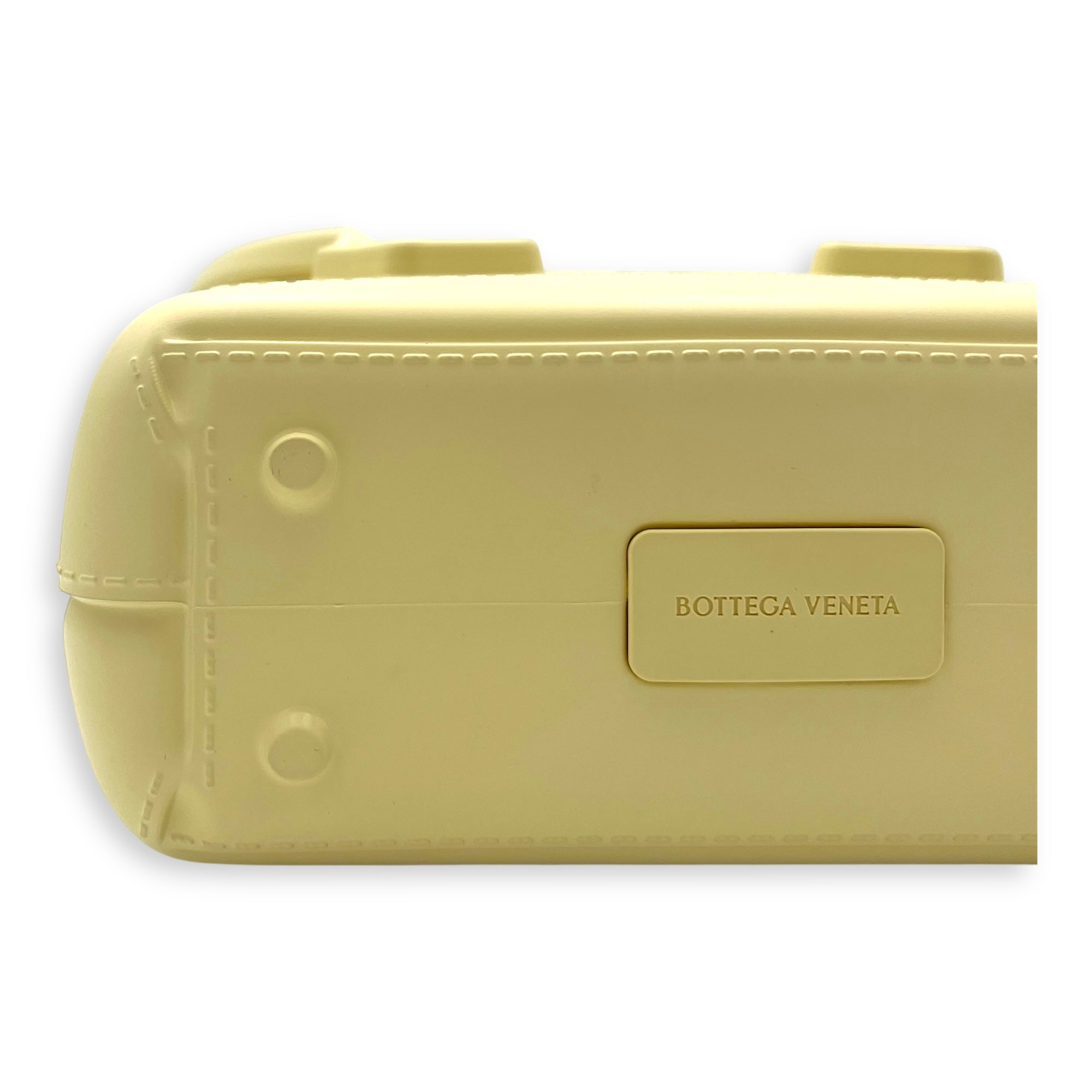 Arco Top Handle Bag Yellow in Rubber - Image 7