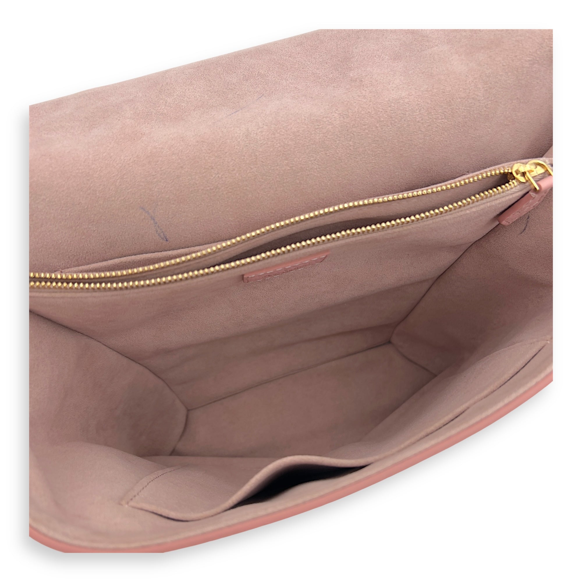 Volta Top Handle Bag Pink in Calfskin, Gold hardware - Image 7