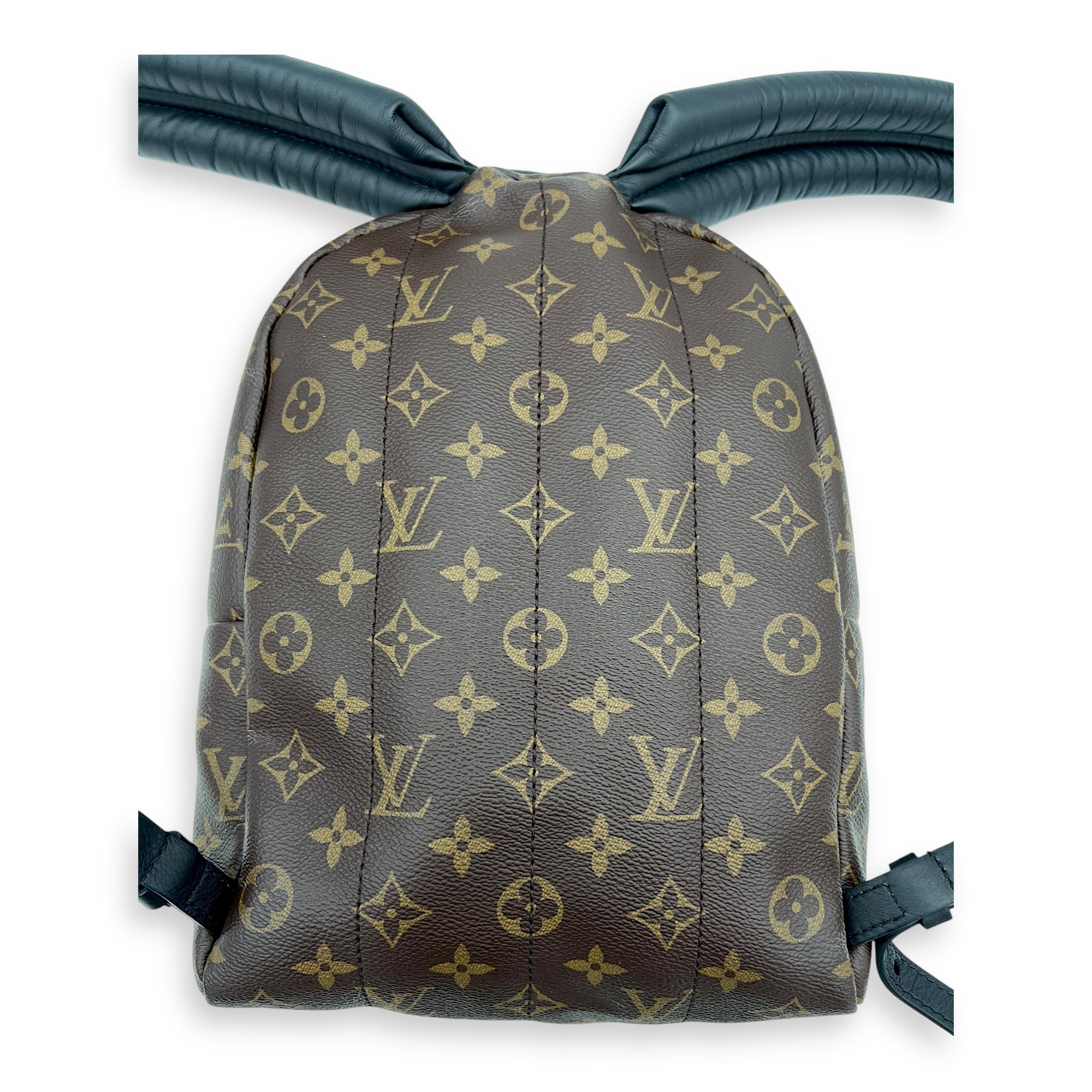 Palm Springs PM Brown Backpack in Monogram Coated Canvas, Gold hardware - Image 7